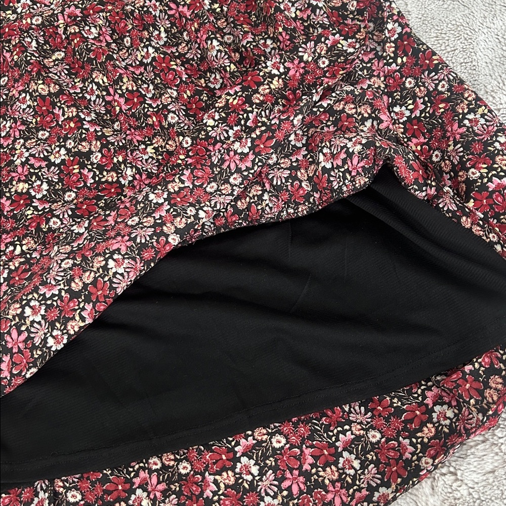 Aqua Floral Midi Dress - Picture 5 of 11